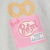 Meisjes Sweater Backprint van Daily7 in de kleur Light Grey Melange in maat 128.