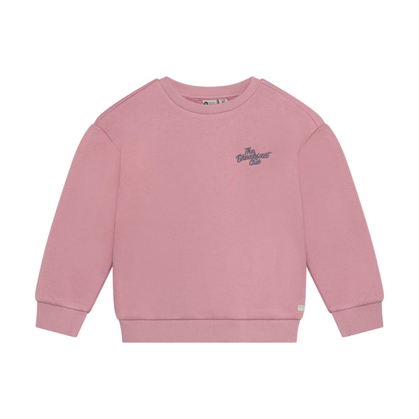 Meisjes Sweater Backprint van Daily7 in de kleur Lilas in maat 128.