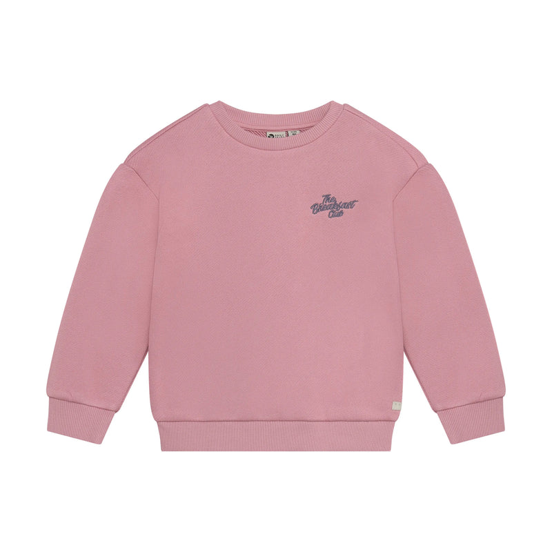 Meisjes Sweater Backprint van Daily7 in de kleur Lilas in maat 128.