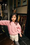 Meisjes Sweater Backprint van Daily7 in de kleur Lilas in maat 128.