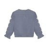 Meisjes T-shirt Longsleeve Stars van Daily7 in de kleur Folkstone Gray in maat 128.