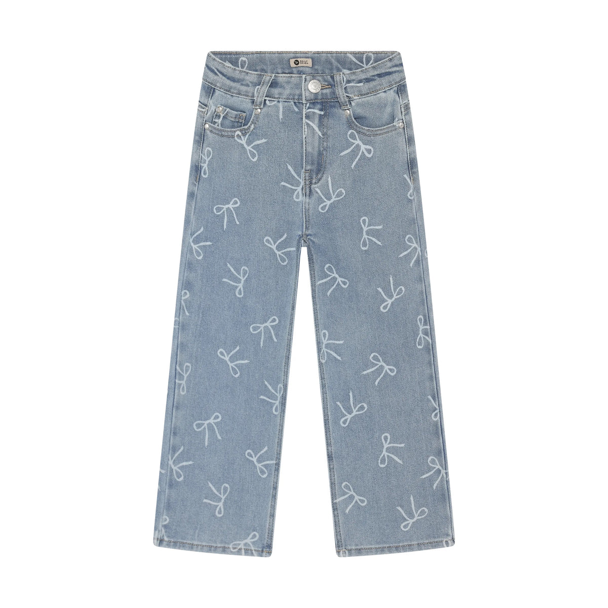 Daily7 Denim Wide Fit Bow