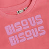 Meisjes Sweater Bisous van Daily7 in de kleur Desert Rose in maat 128.