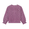 Meisjes T-shirt Longsleeve Lace van Daily7 in de kleur Valerian in maat 128.