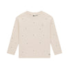 Meisjes T-shirt Longsleeve Studs van Daily7 in de kleur Mother of Pearl in maat 128.