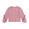 Meisjes T-Shirt Longsleeve Ruffle van Daily7 in de kleur Lilas in maat 128.