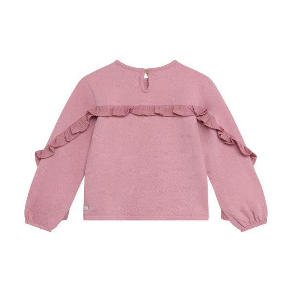 Daily7 T-Shirt Longsleeve Ruffle