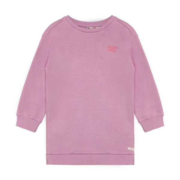 Meisjes Sweat Dress Longsleeve Print van Daily7 in de kleur Valerian in maat 128.