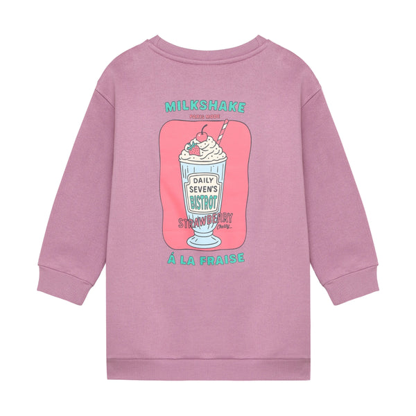 Daily7 Sweat Dress Longsleeve Print