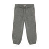 Meisjes Sweat Pants Glitter van Daily7 in de kleur Mid Grey Melange in maat 128.