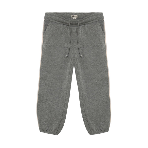 Meisjes Sweat Pants Glitter van Daily7 in de kleur Mid Grey Melange in maat 128.