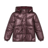 Meisjes Metallic Jacket van  in de kleur Huckleberry in maat 128.