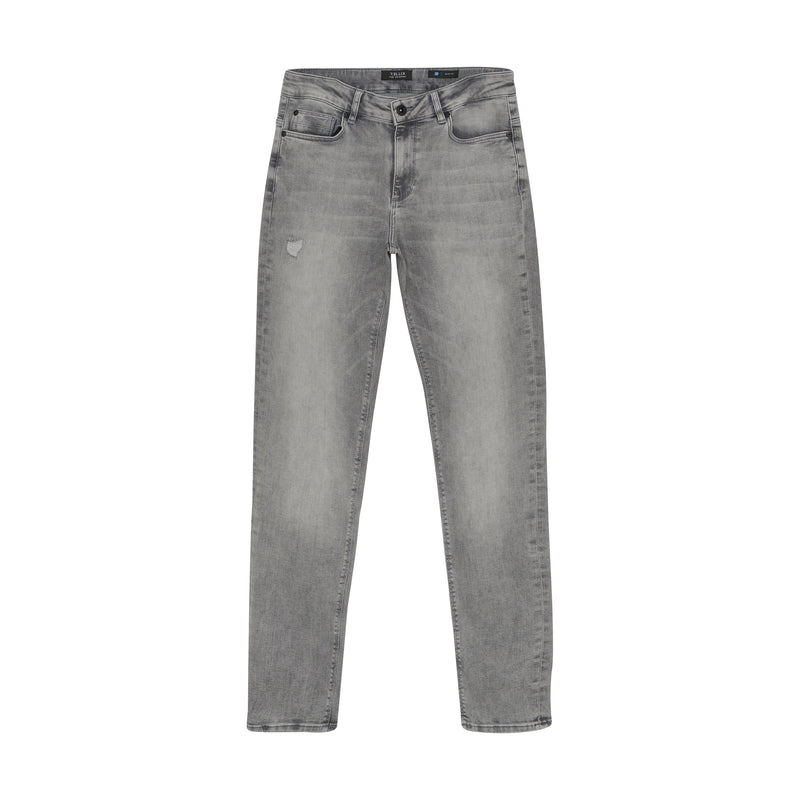 Jongens 2514 Slim Fit Grey Jeans van Rellix in de kleur Used Grey Denim in maat 188.
