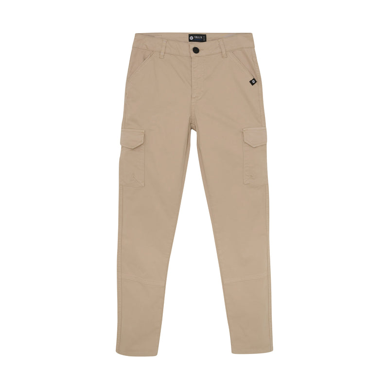 Jongens Cargo Pants Rellix van Rellix in de kleur Sand in maat 188.