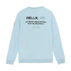 Jongens Sweater Rellix Backprint van Rellix in de kleur Frosty Blue in maat 188.