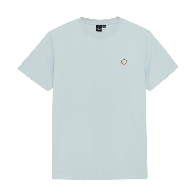 Jongens T-shirt RLX Backprint van Rellix in de kleur Frosty Blue in maat 188.