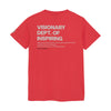 Jongens T-shirt RLX Backprint van Rellix in de kleur Poppy Red in maat 188.