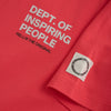 Jongens T-shirt RLX Backprint van Rellix in de kleur Poppy Red in maat 188.
