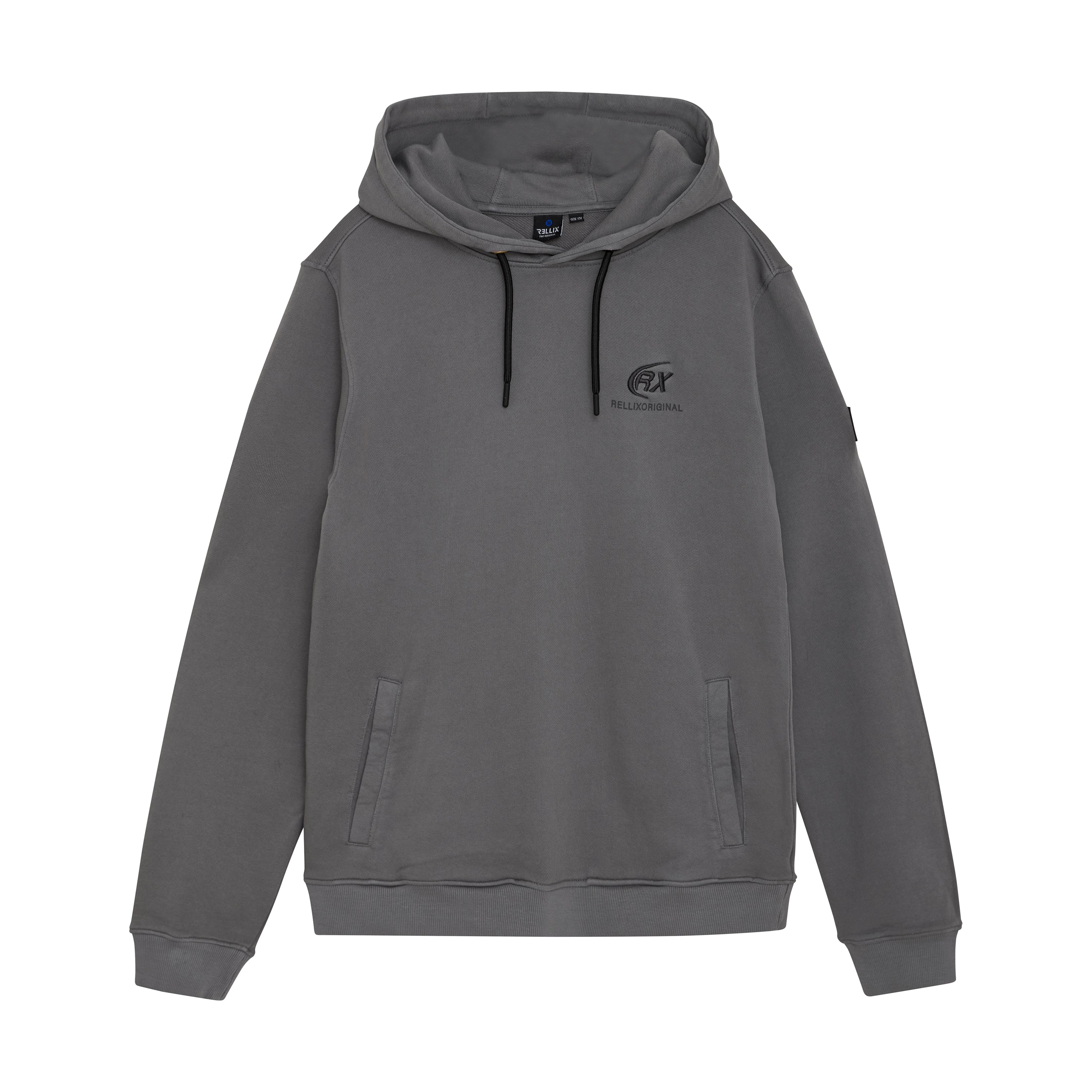 Jongens Hoodie Rellix Backprint van Rellix in de kleur Poppy Seed in maat 188.