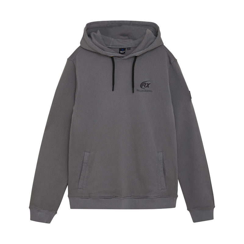 Jongens Hoodie Rellix Backprint van Rellix in de kleur Poppy Seed in maat 188.