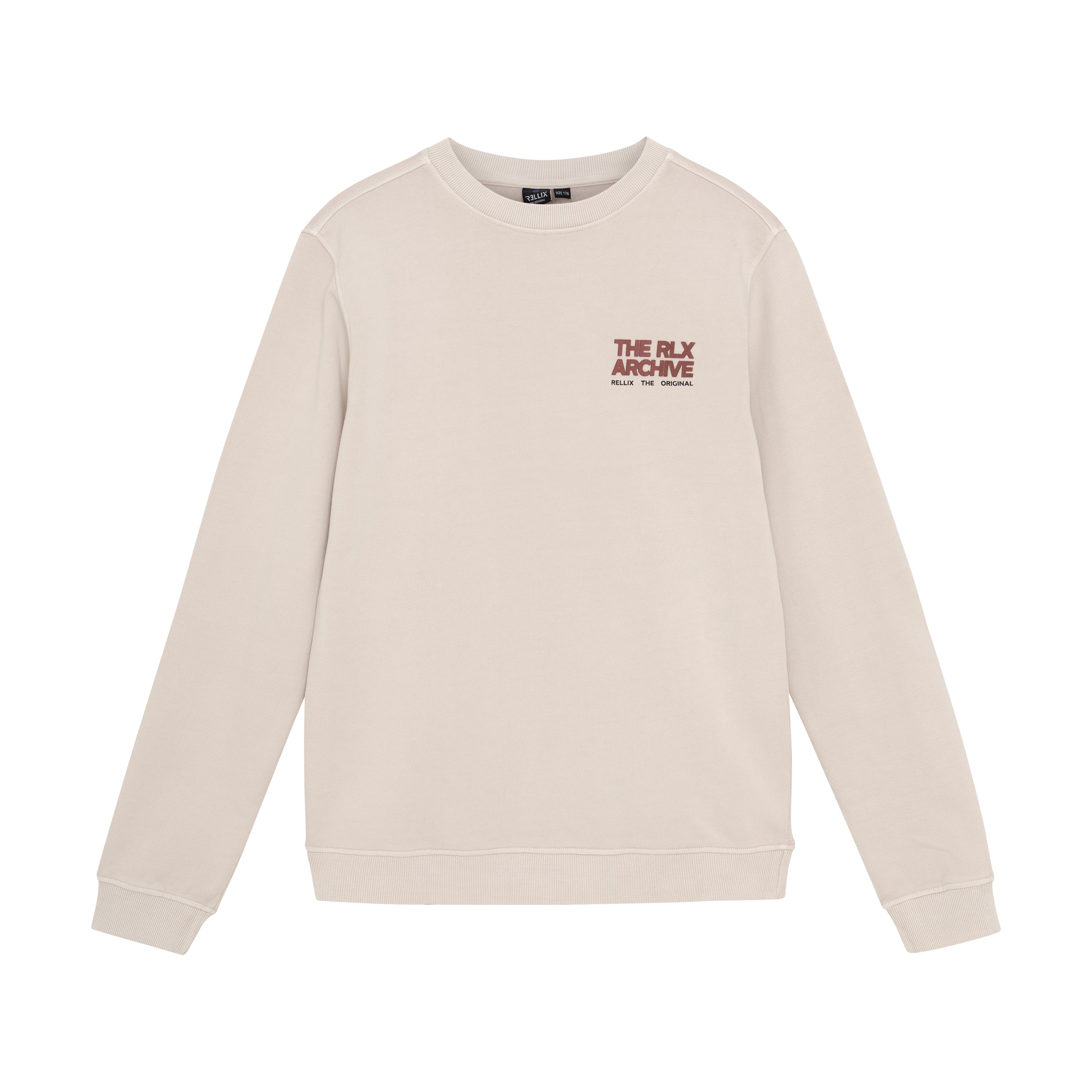 Jongens Sweater Chest and Backprint van Rellix in de kleur Wind Chime in maat 188.