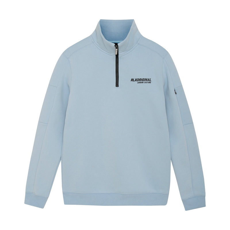 Jongens Sweater Rellix Zip van Rellix in de kleur Celestial Blue in maat 188.