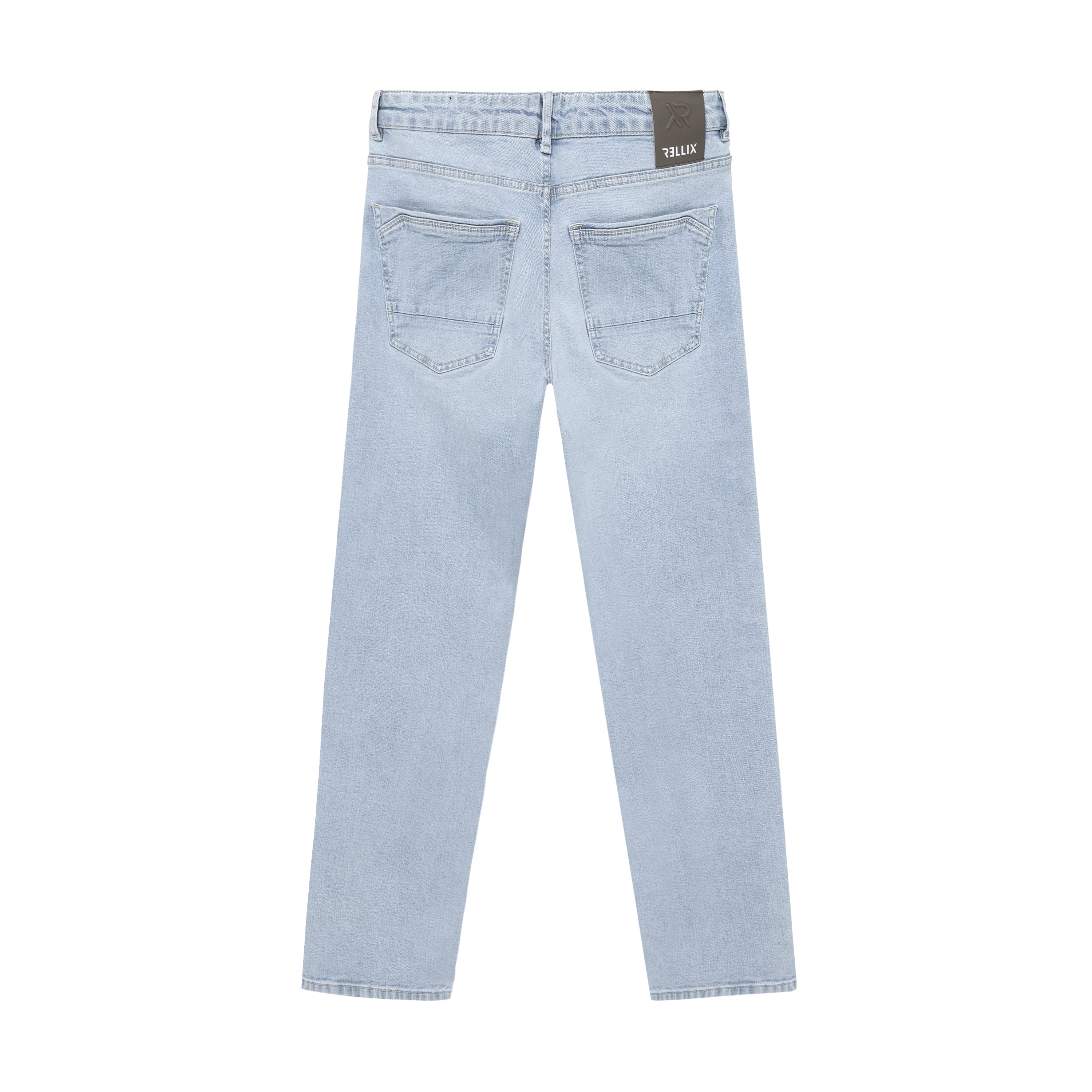 Jongens 2811 Loose Wide Fit Jeans van Rellix in de kleur Medium Denim in maat 188.