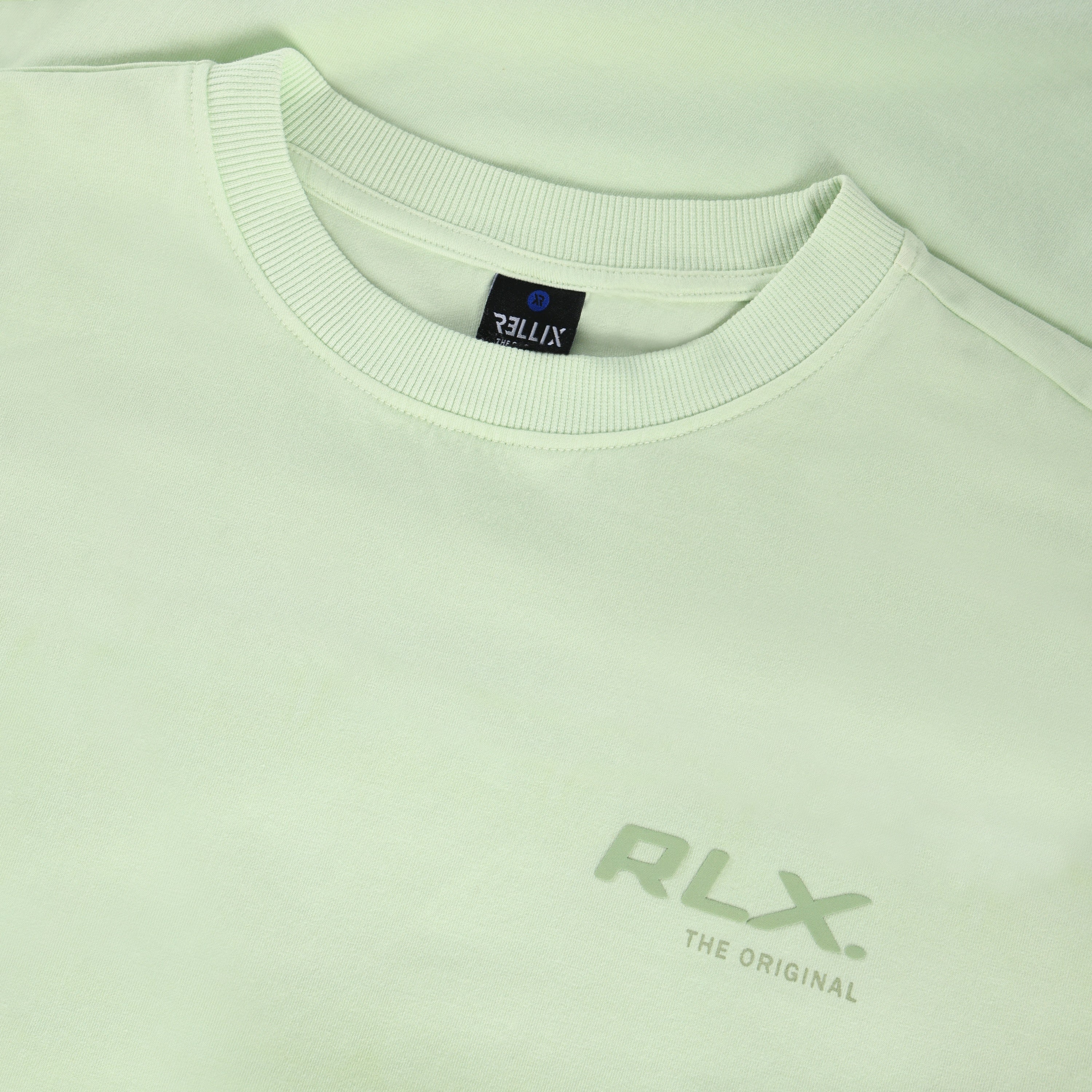 Jongens T-Shirt RLX Backprint Washed van Rellix in de kleur Fresh Lime in maat 188.