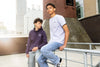 Jongens T-Shirt RLX Backprint van Rellix in de kleur Lilac Sky in maat 188.