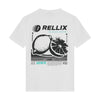 Jongens Oversized T-Shirt Rellix Print van Rellix in de kleur White  in maat 188.