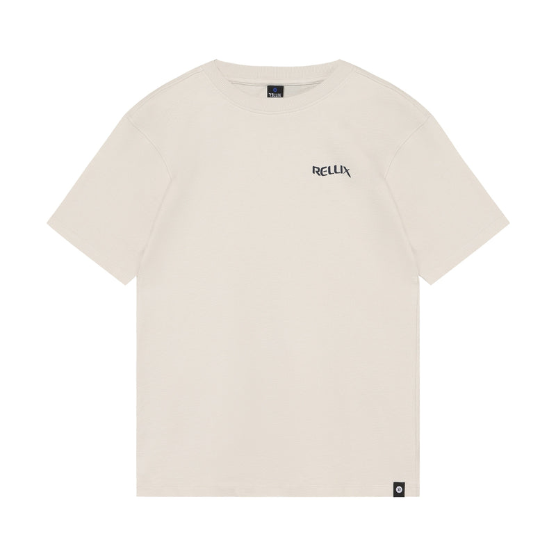 Jongens Oversized T-Shirt  Structure van Rellix in de kleur Grey Kit in maat 188.