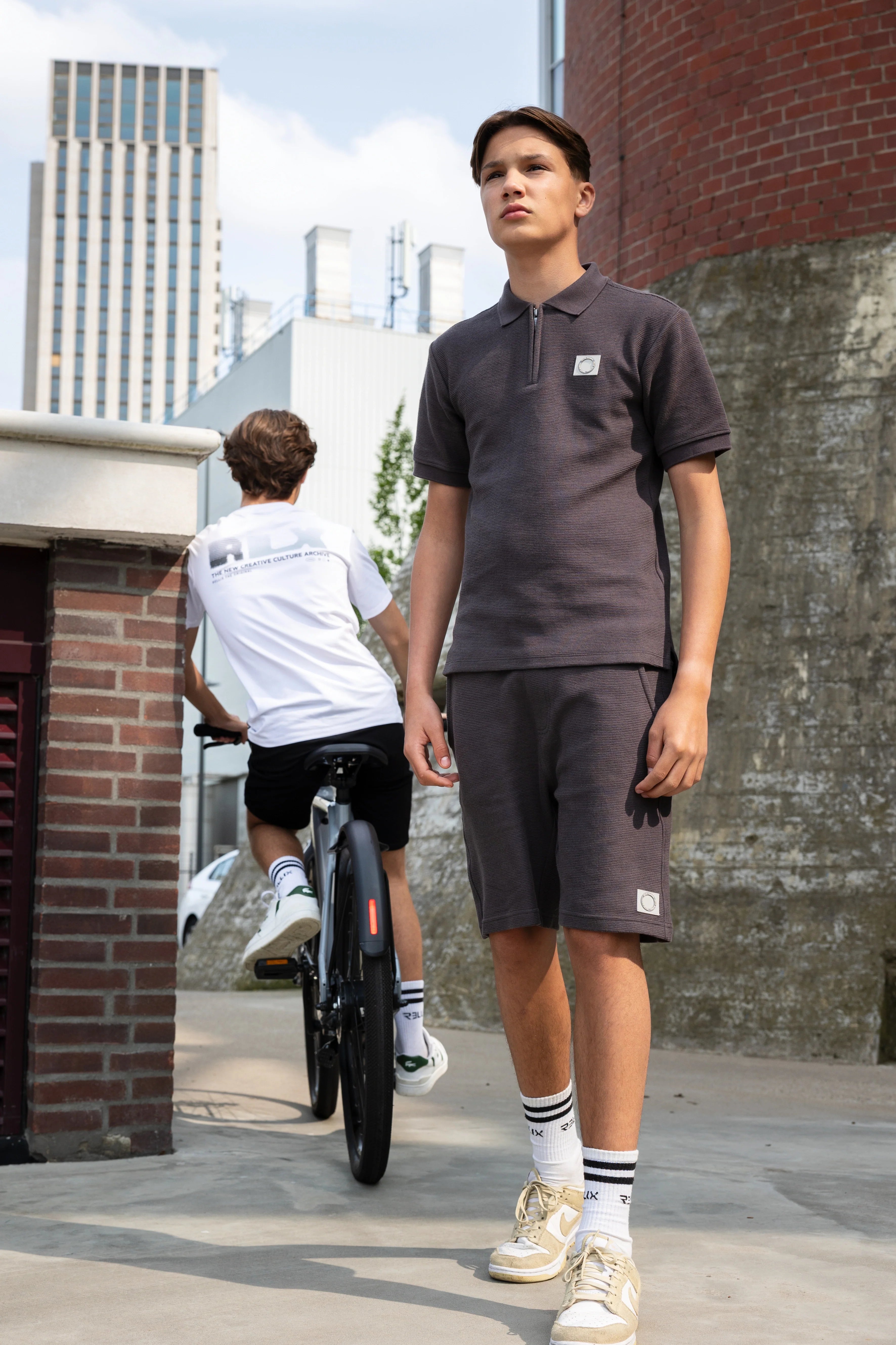 Jongens T-Shirt RLX Backprint van Rellix in de kleur White  in maat 188.