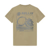 Jongens T-Shirt Rellix Backprint van Rellix in de kleur Sand Dust in maat 188.