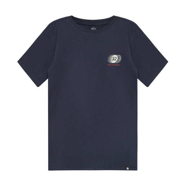 Jongens T-Shirt XR Backprint van Rellix in de kleur Navy in maat 188.
