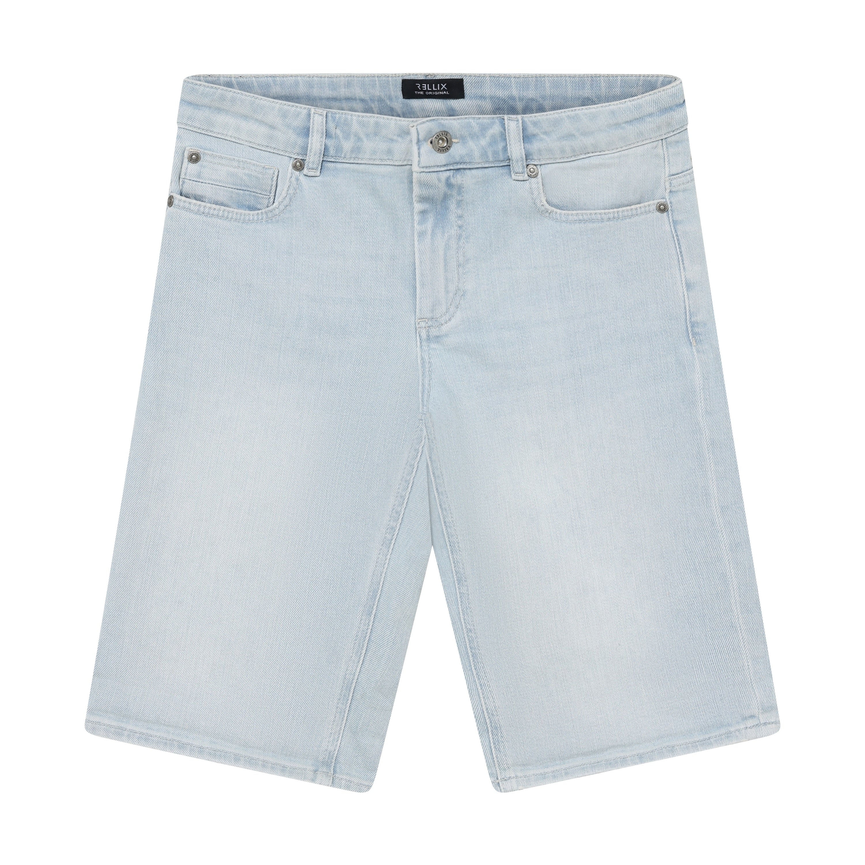 Jongens Denim Short Straight van Rellix in de kleur Light Denim Blue in maat 188.