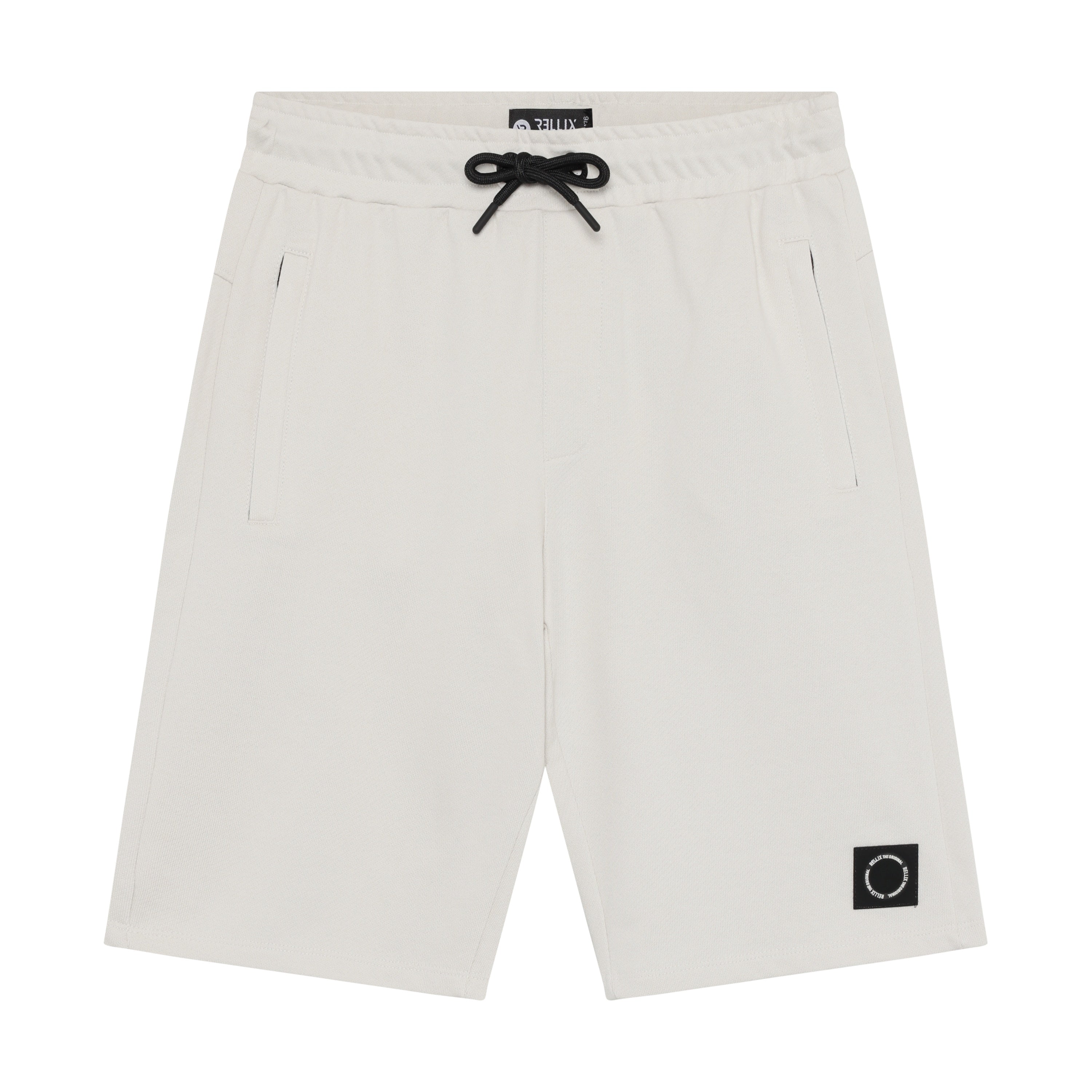 Jongens Jog Short Rellix Basic Zip van Rellix in de kleur Grey Kit in maat 188.