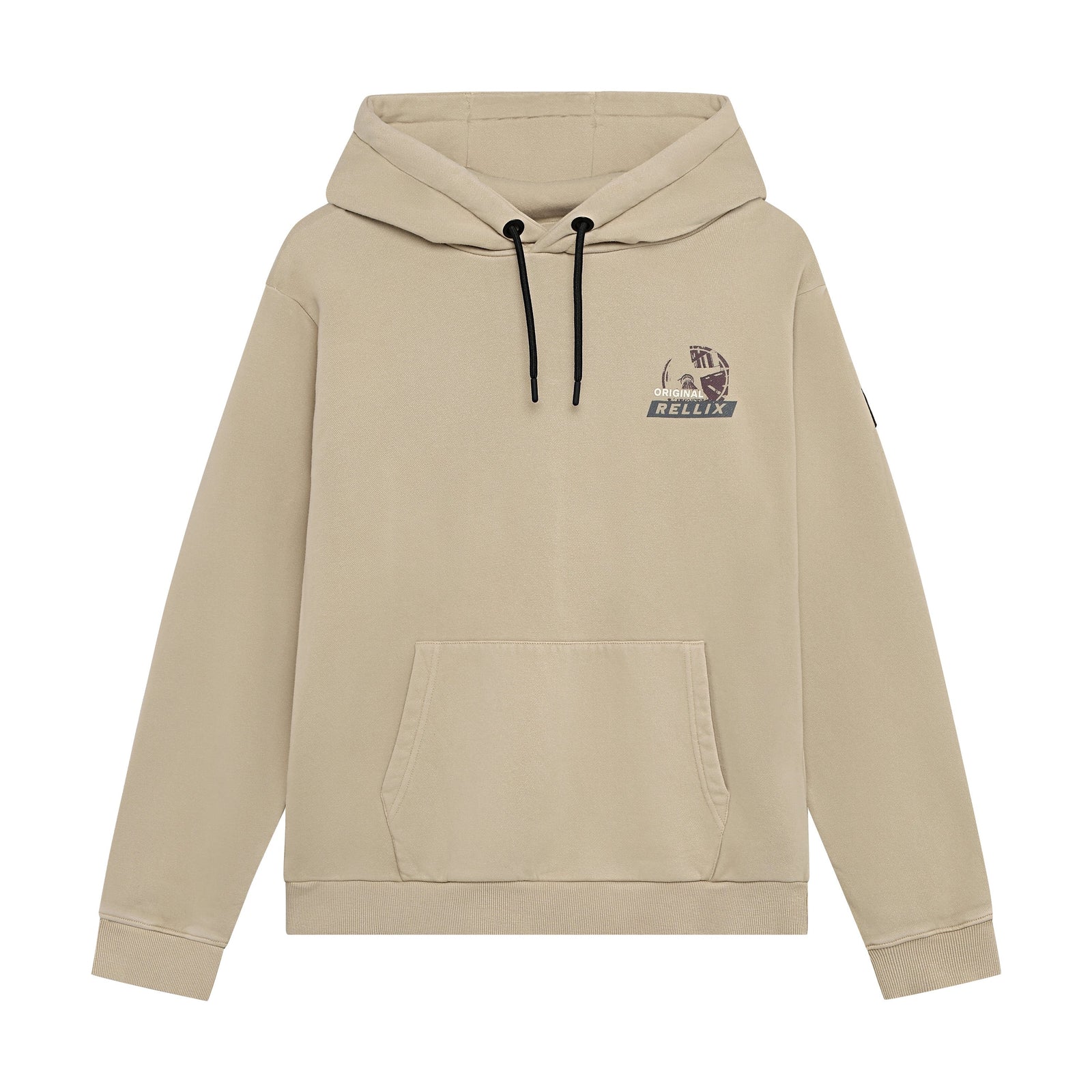 Rellix Hoodie Backprint Washed Brush