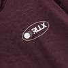 Jongens Loose Fit Hoodie Chest Brushed van Rellix in de kleur Dusty Bordeaux in maat 188.
