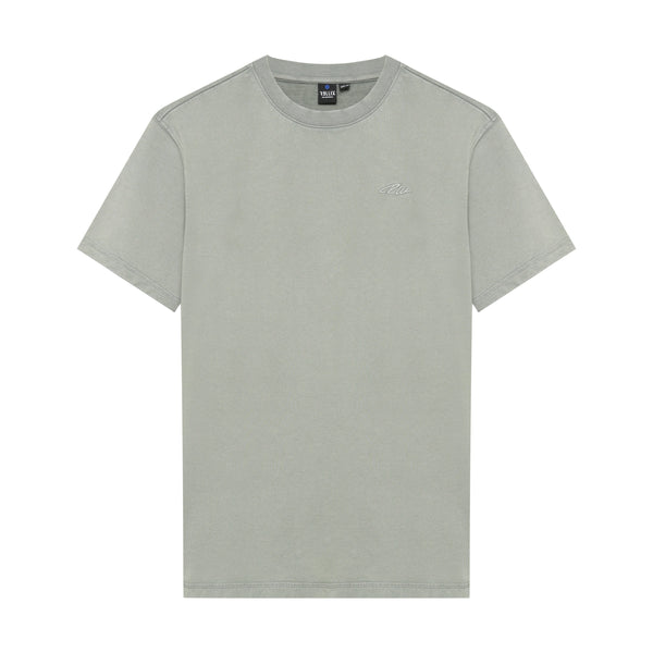 Jongens Oversized T-Shirt Basic Washed van Rellix in de kleur Mid Green in maat 188.