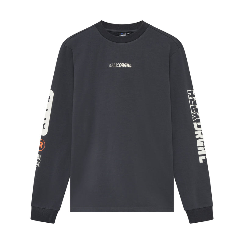 Jongens T-Shirt LS Rellix  van Rellix in de kleur Mid Antra in maat 188.
