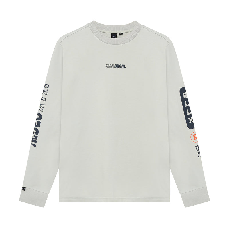 Jongens T-Shirt LS Rellix  van Rellix in de kleur Dusty Kit in maat 188.
