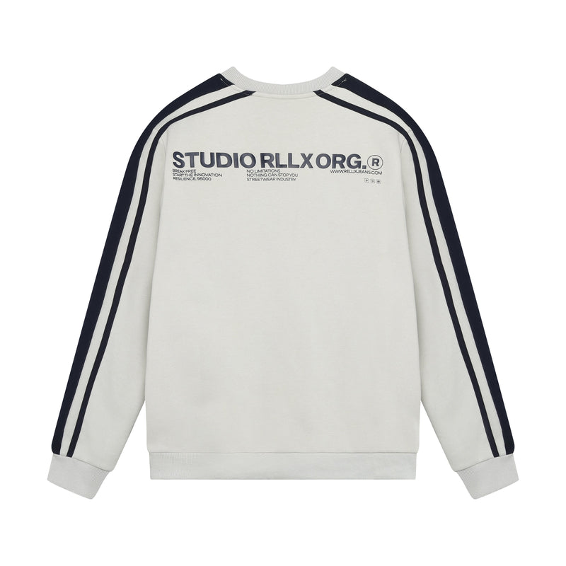 Jongens Sweater RLX Cut and Sew Brush van Rellix in de kleur Dusty Kit in maat 188.