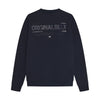 Jongens Loose Fit Sweat Badge Brushed van Rellix in de kleur Navy in maat 188.