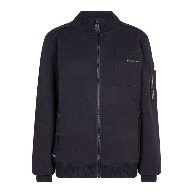 Indian Blue Jeans Zipper Jacket Fancy Rib