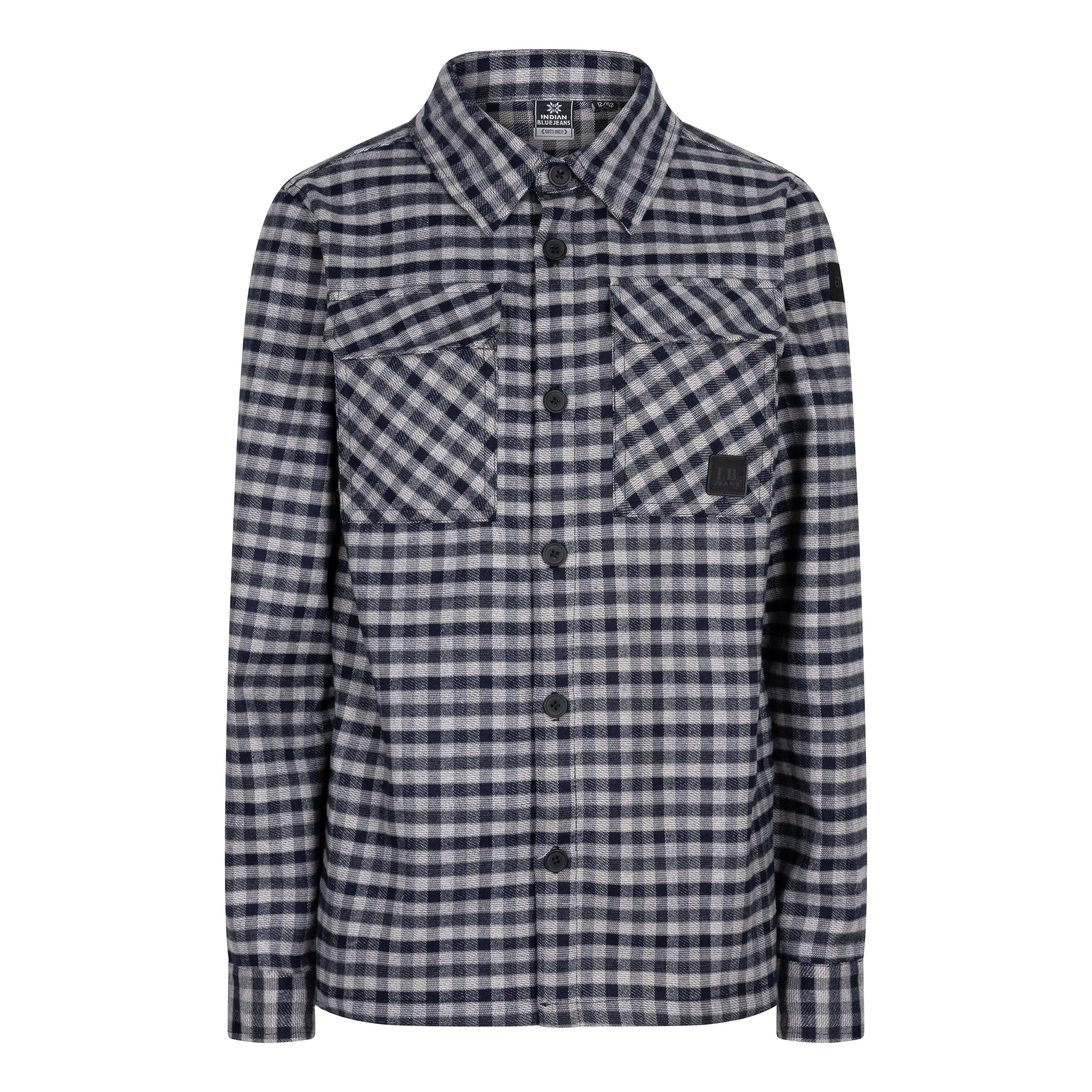 Indian Blue Jeans Shirt Jacket Check