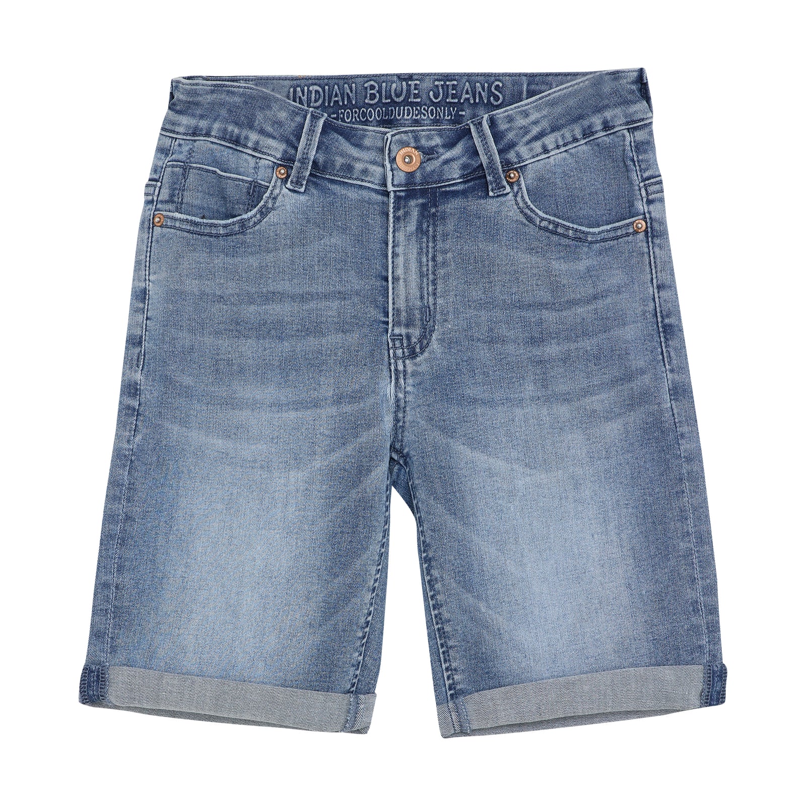 Indian Blue Jeans Denim Shorts Medium Denim