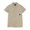 Indian Blue Jeans Shirt Short Sleeve Linen Look