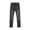 Jongens 2686 Straight Fit Grey Jeans van Indian Blue Jeans in de kleur Used Grey Denim in maat 176.