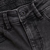 Jongens 2686 Straight Fit Grey Jeans van Indian Blue Jeans in de kleur Used Grey Denim in maat 176.