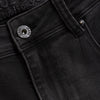 Jongens 2556 Wide Straight Black Jeans van Indian Blue Jeans in de kleur Black Denim in maat 176.